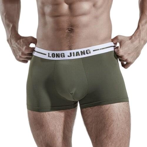 Mens Boxer Underwear Ultra-thin Ice Silk Dry Comfortable Underpants Mens Boxershorts High Quality Fit Non Marking Male Panties