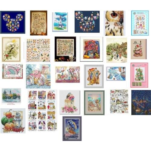 Top DW 2731 cotton threads Stitching embroidery Counted Cross Stitch Kit Cross stitch cotton with cross stitch