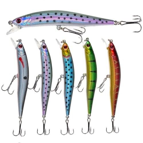 1pcs Sinking Minnow Fishing Lure 10cm/8.5g Isca Artificial Hard Bait Bass Wobblers 3D Eyes Crankbait Carp Pike Tackle