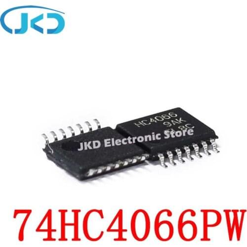 10pcs SN74HC4066PWR 74HC4066PW 74HC4066PWR 74HC4066 TSSOP-14 New IC