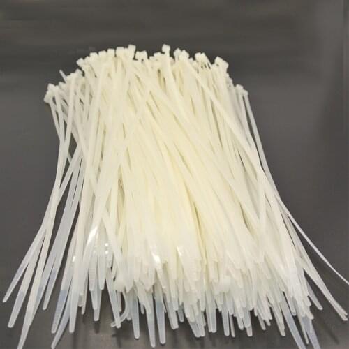 100pcs Self-locking plastic nylon tie 100 PCS black 5X300cable tie fastening ring3X200 cable tie zip wraps strap nylon cable tie