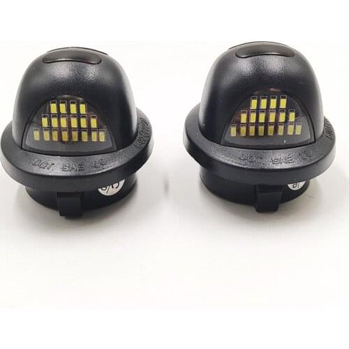 2Pcs For Ford F150 F250 Car Lighting LED Number License Plate Lights Lamp Car Light Assembly Luces For Ford F-150 Ranger Explore