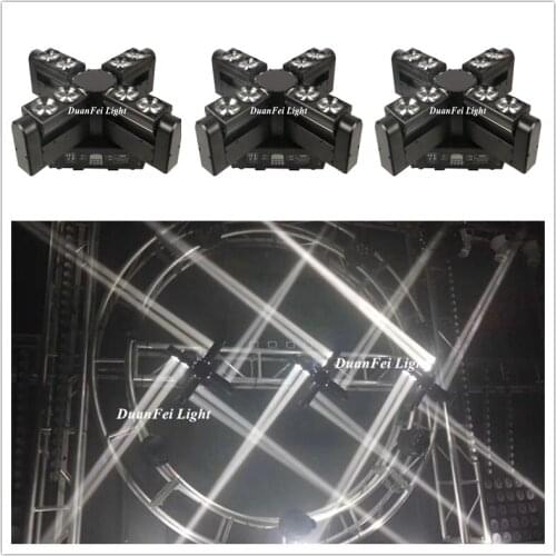 8Lot Dj Disco New Mini Unlimited RGBW 4in1 Spider Beam Moving Head Led 8*12w