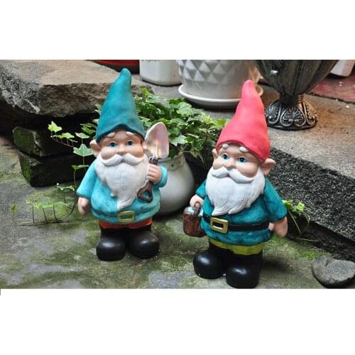 RUSTIC VINTAGE ELF OLD MAN ORNAMENTS GARDEN COURTYARD HAPPY ELF DECORATIONS BIRTHDAY GIFTS