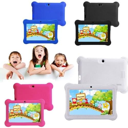 Kids Tablet PC 7" Android 4.4 Wifi Tablet TFT LCD Display Built-in Dual Camera Bundle For Support Hard Disk Digital /Cameras /U