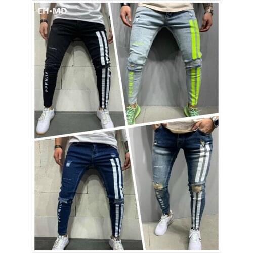 Мужские обтягивающие джинсы EH·MD China At AliExpress