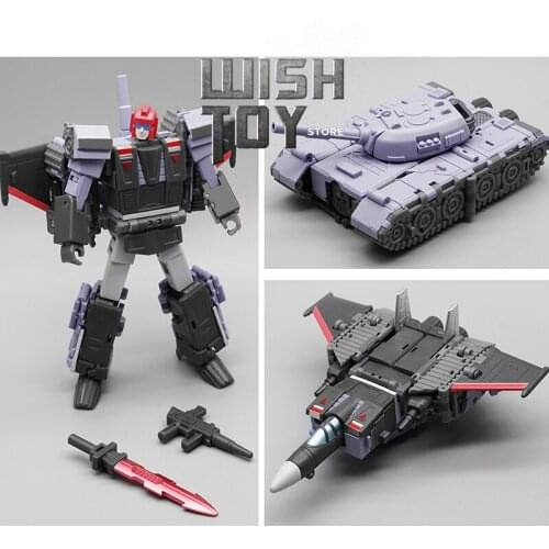 MFT Transformation MS-28A MS28A Blitzwing Triple Changers Shadow Black Baron Dark Version G1 Action Figure Robot Toys