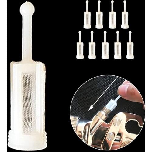 10pcs Strainers Gravity Pot Paint Part Feed Universal Filters Spray Car Small