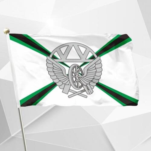 Russian Army Railway Troops Flag 3ft X 5ft Polyester Banner Flying 150* 90cm Custom Flag Outdoor RA83