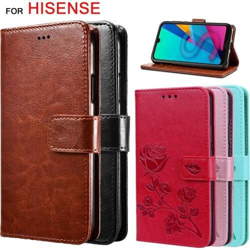 Flip Phone Case For Hisense F16 E6 F25 E8 F30S F40 Stand Capas Cover For Hisense A5 A6L A6 Leather Wallet Funda Coque Case