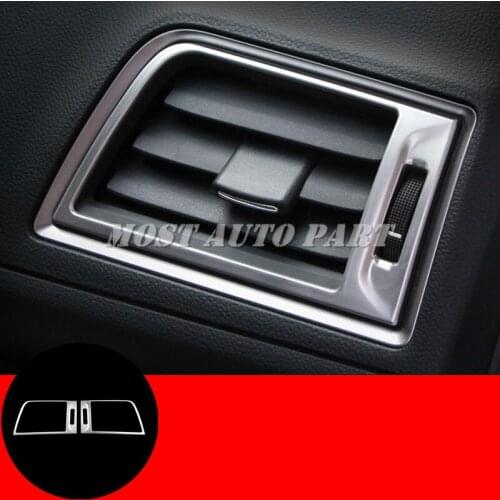 Stainless Dashboard Side Vent Outlet Cover 2pcs For Subaru Legacy 2016-2018 Car accesories interior Car decoration