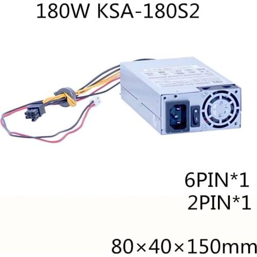 KSA-180S2 DPS-200PB-185A PSU Power Supply Unit. 6+2pin 12V+52V CWT PSU for Lorex Hikvision Swann FLIR NVR CCTV Recorder