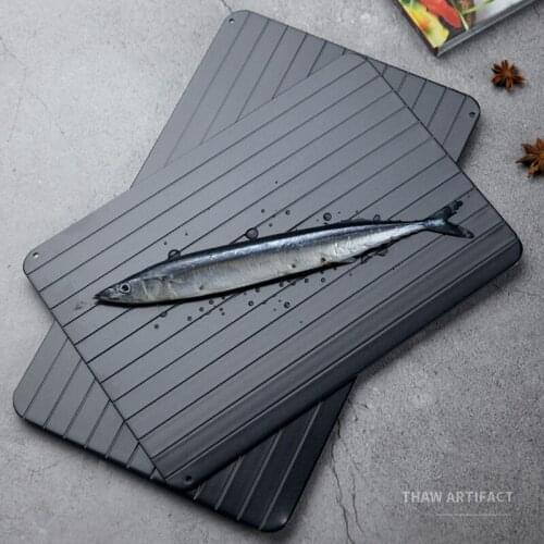 23/29/35cm Fast Defrosting Trays Thaw Food Meat thawing Fruit Sea Fish Quick Defrosting Plate Board Tray Kitchen Gadget Tool