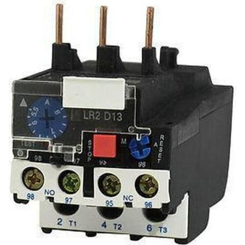 LR2 D13 8A 5.5-8A 3 Phase 1NO 1NC Motor Protection Electric Thermal Overload Relay JR28-25