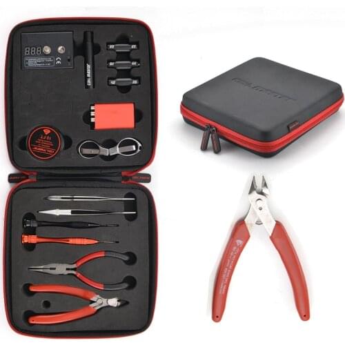 Coil Master DIY Kit E-Cigarette DIY Tool Kit E-Cig Accessories Tool All-in-one Vape Device Rebuild RDA RDTA RTA Tank Atomizer