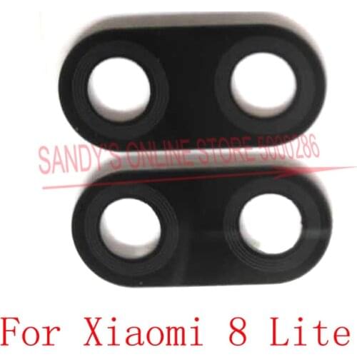 New Rear Camera Glass Lens For Xiaomi Mi 8 Xiaomi8 Lite MI8 Lite Big Back Camera Lens Glass Cover Replacement Parts