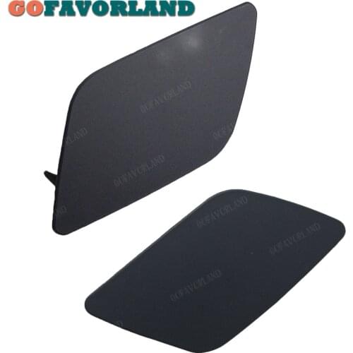 Pair Front Left Right Bumper Headlight Washer Cover Unpainted 4F0955275 4F0955276 For Audi A6 C6 Quattro S6 2005 2006 2007 2008