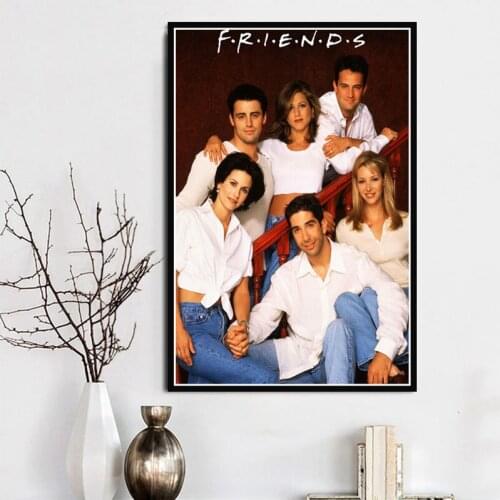 Bar Quote Friends Tv Show Characters Posters And Prints Canvas Painting Wall Art Picture Abstract Decorative Home Decor Tableau