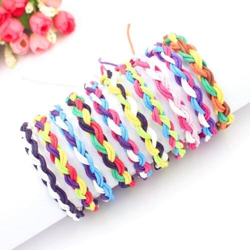 CHHB001 Braided Oil Plated Natural Shell Bracelet for Women Handmade Fashion Friendship Chic Wrap Pulsera Femme MM