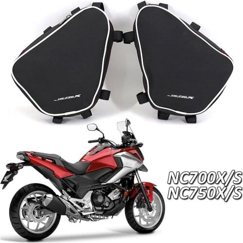 Motorcycle Toolbox Frame Crash Bar Bags Tool Placement Travel Saddle Bag FOR Honda NC700X NC700S NC750X NC750S NC 700 750 X S