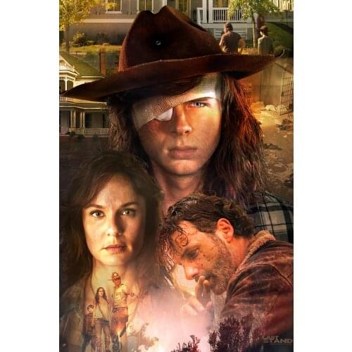 The Walking Dead 4 TV Series Silk Poster Wall Art Print Painting 20x30 60x90cm Decoration Picture Wallpaper Bedroom Decor T1B