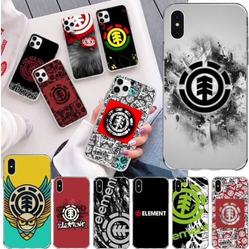 Skateboard Element Skate Life Phone Case For iphone 12 11 Pro Max Mini XS Max 8 7 6 6S Plus X 5S SE 2020 XR Silicone Soft Cover
