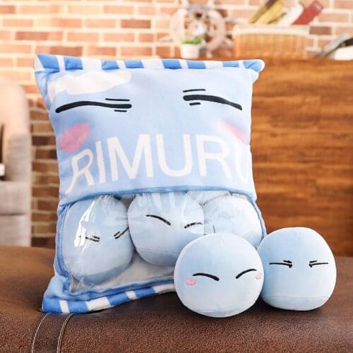Anime Game Genshin Impact Slime Theme Cute Plush Snack pillow Keli Dango Throw Handful Toys Cartoon Birthday kawaii plush Gift