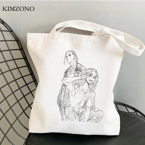 Tokyo Revengers shopping bag shopping bolso grocery eco reusable shopper bag bolsas reutilizables jute fabric woven custom
