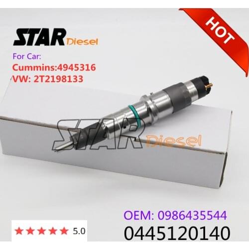 0445120140 OEM 0986435544 Common Rail Injector Nozzle 4945316 2T2198133 Fuel Sprayer 0 445 120 140 For Cummins VW