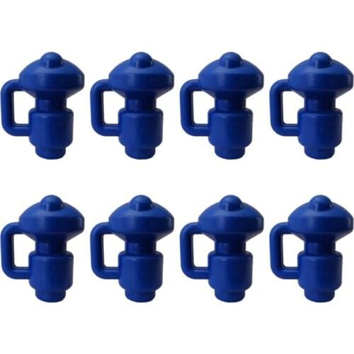 2.8cm Diameter Trampoline Enclosure Pole Cap for Net Hook, 8 Pieces