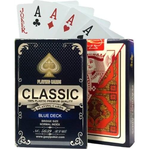 2sets/lot Quality PVC Poker Waterproof Poker Texas Hold'em Blackjack Game Board Game Creative Gift Playing Card