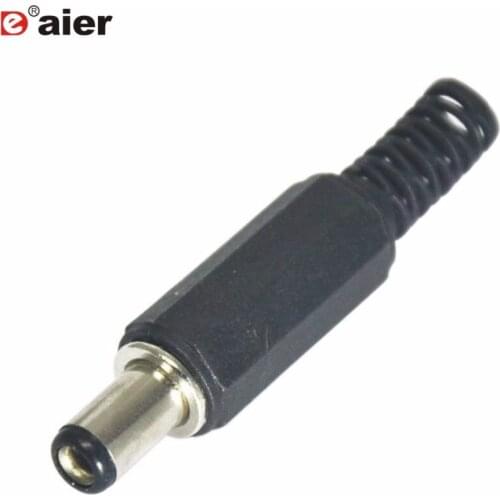 20PCS 5.5*2.1*9.5mm DC2.1 Male Plug 2.1mm DC Power Jack Connector Jack Electrical Adapter Plug