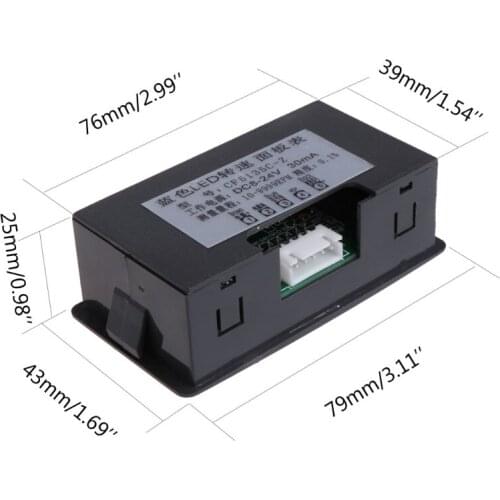 4 Digital LED Tachometer RPM Speed Meter+Proximity Switch Sensor NPN 12V 9999RPM Dropshipping