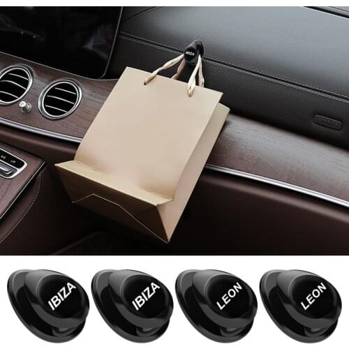 Car Hooks Organizer Storage Hanger USB Cable Headphone Key Storage for Seat Leon Ibiza FR cupra Altea Tarraco Auto Accessory