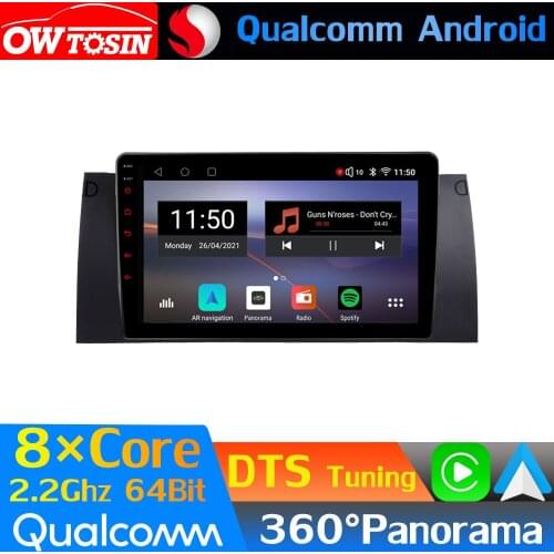 Qualcomm 8Core Android Car Media For BMW 5 Series E39 X5 E53 M5 1996-2007 GPS 360 Panoramic Radio Optical HDMI DTS HIFI CarPlay