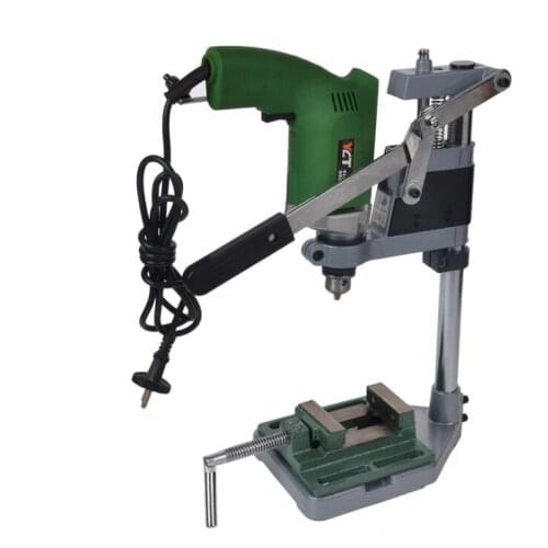 Electric Drill Holding Holder Bracket Grinder Single-head Rack Stand Clamp Grinder Accessories for Woodworking Rotary Tool