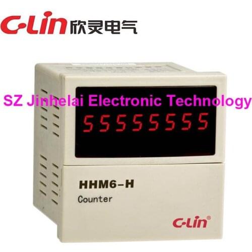 HHM6-H New and original C-Lin COUNTING RELAY AC220V Reversible counter
