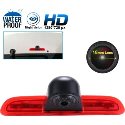 NEW 18mm HD lens Car Brake Light Rear view camera for van fiat ducato peugeot boxter citoen junmper bremsleuchte wohnmobil