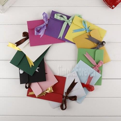 Wholesale Large Ribbon Kraft Paper Envelope Bag Handkerchief Silk Scarf Packing Boxes Gift Wrap Bag
