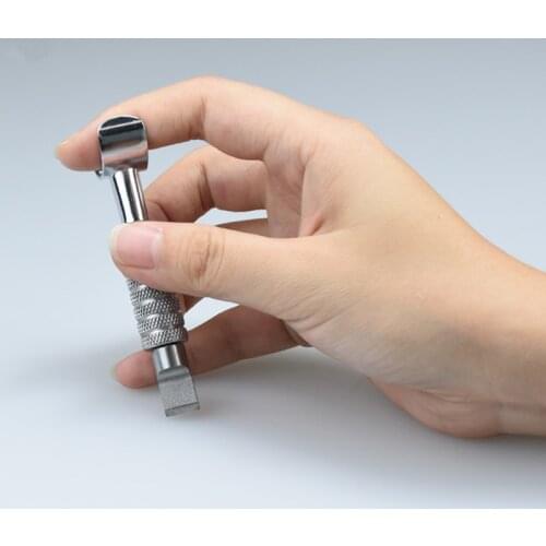 1pcs High Quality Adjustable leather rotary knife DIY Manual leather carving tools Cut Blade Swivel Leathercraft Working Tool