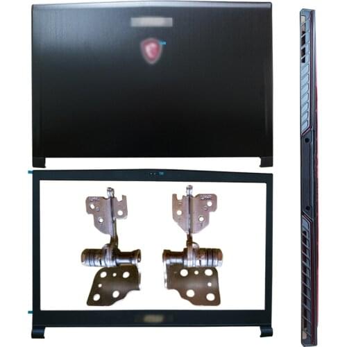 NEW Laptop LCD Back Cover/Front Bezel/Hinges/Hinges Cover For MSI GS73 GS73VR 3077B5A213 3077B1A222