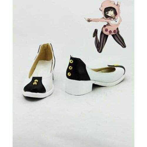 JOJOs Bizarre Adventure Black & White Cosplay Boots Shoes Women Cosplay Costume Party Shoes Custom Made Boots