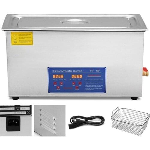 30L Household Digital Ultrasonic Cleaner Stainless Steel Ultrasound Cleaning Machine for Watches Jewelry