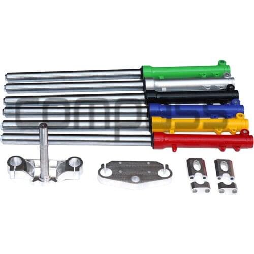 710mm inverted front fork shock absorber suspension, suitable for motocross motorcycle CRF70 style dirt bike