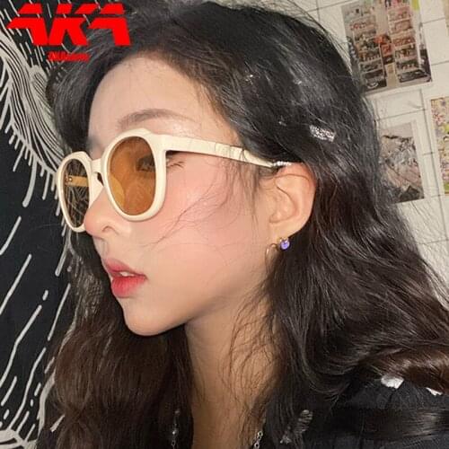 AKAgafas 2021 New Women Sunglasses Round Sun Glasses Women Vintage Brand Design Sunglasses for Women Classic Gafas De Sol Mujer