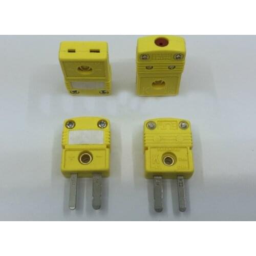Free shipping 50pc Original k type thermocouple Plug Female Thermocouple Connector sensor SMPW-K-F
