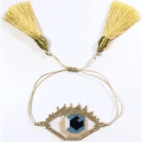 Go2boho Turkish Evil Eye Bracelet MIYUKI Bracelets Insta Jewelry Bileklik 2020 Women Handmade Pulseras Woven Gift Dropshipping
