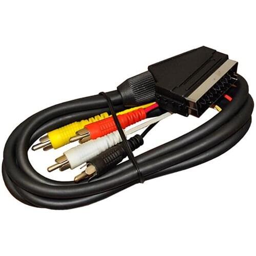 SCART 4RCA 10 MT CABLE