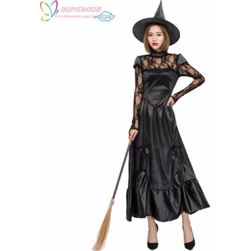 Newest Sexy Hot Vampire Witch Dress Cosplay Costume For Art Photo Annual Meeting Halloween Carnival Nightclub Party