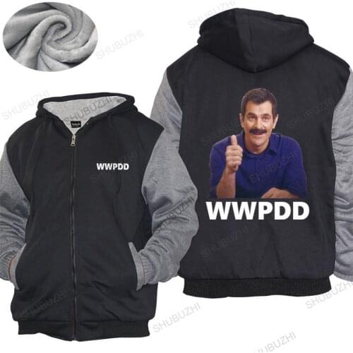 New Arrived Mens hoodies MODERN FAMILY WHAT WOULD PHIL DUNPHY DO thick hoody SMALLMEDIUMLARGEXL Bigger Size Homme